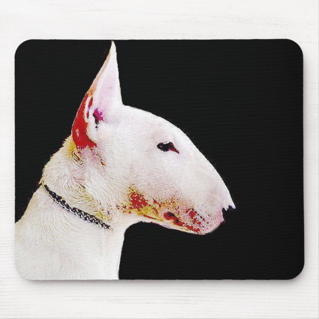 Alfombrilla De Ratón Bull terrier mousepad (Frente)