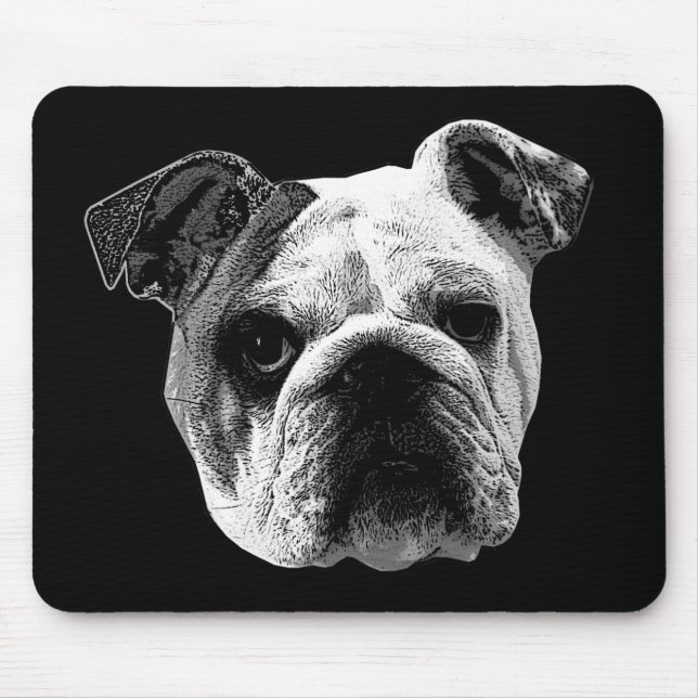 Alfombrilla De Ratón Bulldog (Frente)