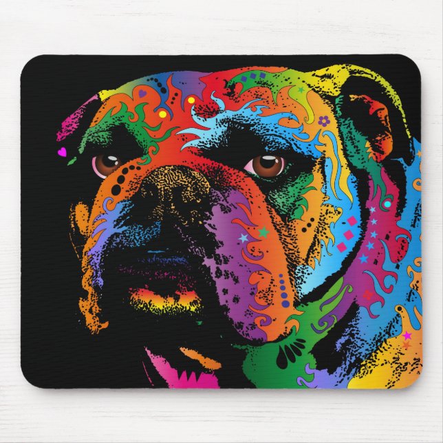Alfombrilla De Ratón Bulldog (Frente)