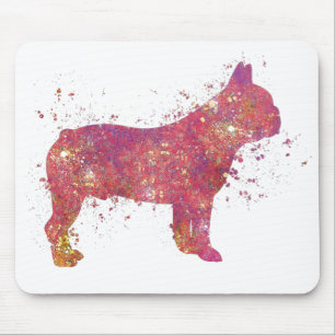 Alfombrilla De Ratón Bulldog Bouledogue Français Animal Chien Domestiqu