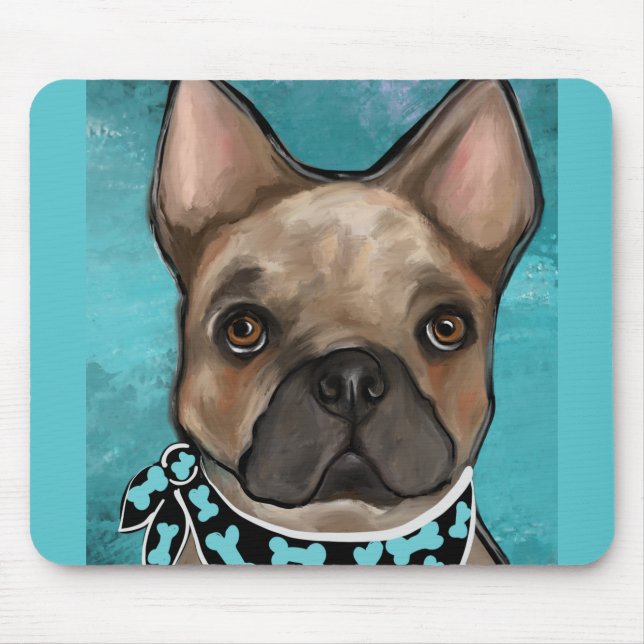 ALFOMBRILLA DE RATÓN BULLDOG FRANCÉS         (Frente)