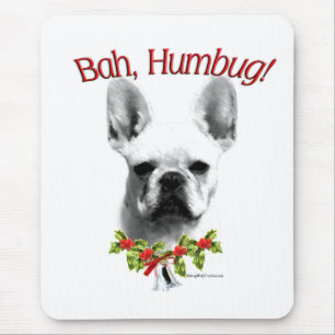 Alfombrilla De Ratón Bulldog francés Bah Humbug
