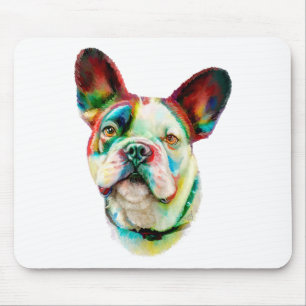 Alfombrilla De Ratón Bulldog francés Bright Bust