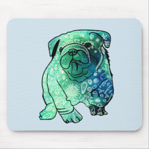 Alfombrilla De Ratón Bulldog francés Buldog Dog Mousepad