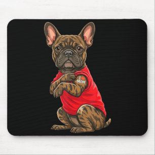 Alfombrilla De Ratón Bulldog francés con bulldog francés tatuado
