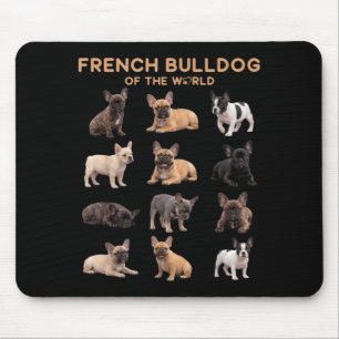 Alfombrilla De Ratón Bulldog Francés del Mundo Animales Amante de Perro