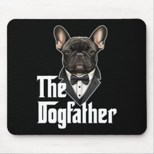 Alfombrilla De Ratón Bulldog francés Dogfather Frenchie Papa Dog Propio