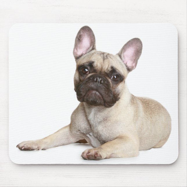 Alfombrilla De Ratón Bulldog francés dulce Perro Mousepad (Frente)