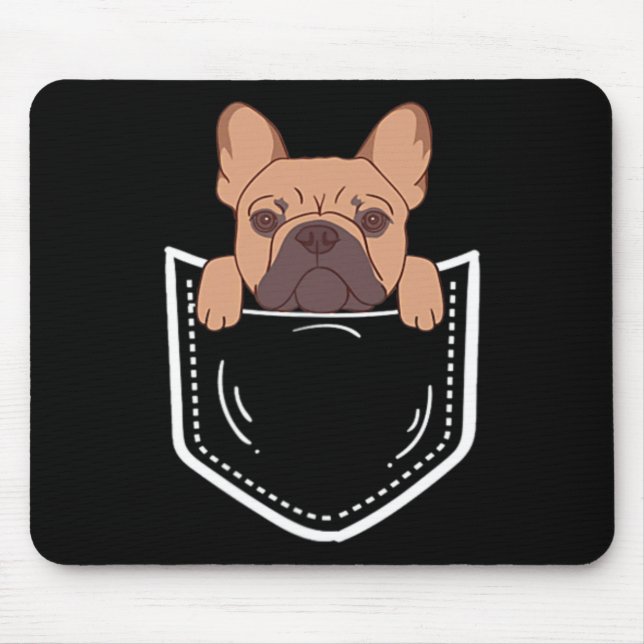 Alfombrilla De Ratón Bulldog francés francés para los amantes del perro (Frente)