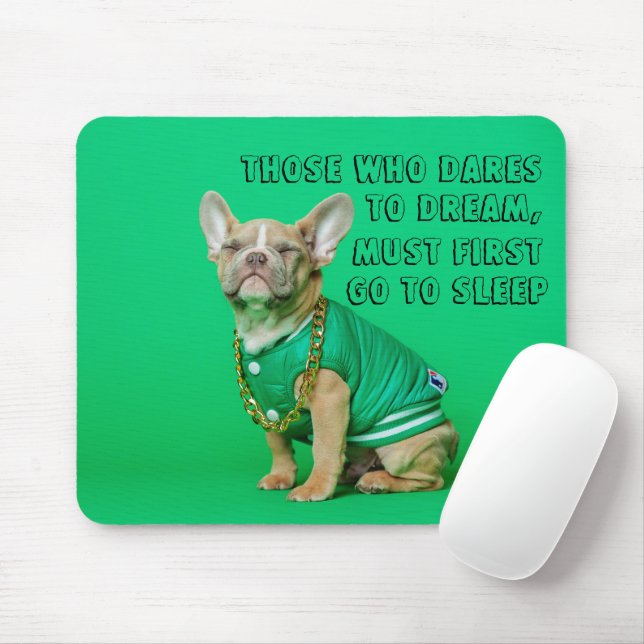 Alfombrilla De Ratón Bulldog francés lindo con oferta Inspiradora (Con ratón)