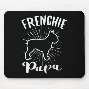 Alfombrilla De Ratón Bulldog francés Papa Frensh Perro Cachorro francés