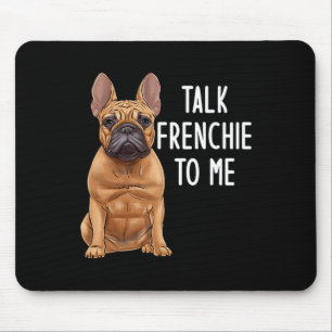 Alfombrilla De Ratón Bulldog habla franchute a mí
