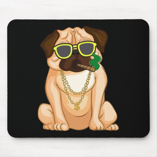 Alfombrilla De Ratón Bulldog inglés Dog Lover Fun (Frente)