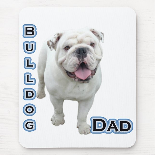 Alfombrilla De Ratón Bulldog Papá 4 (Frente)