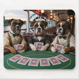 Alfombrilla De Ratón Bulldog Riverboat Gambler Mousepad