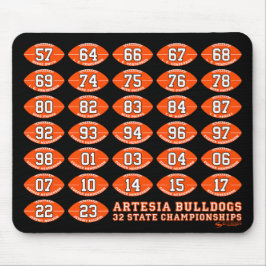 Alfombrilla De Ratón Bulldoges de Artesia Champs Mousepad