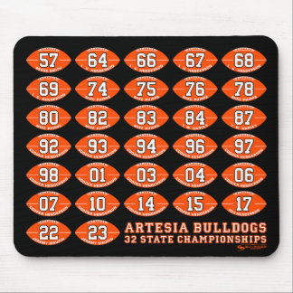 Alfombrilla De Ratón Bulldoges de Artesia Champs Mousepad