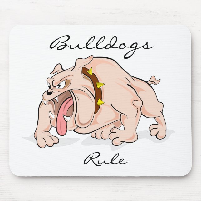 Alfombrilla De Ratón Bulldoges de gobierno Mousepad (Frente)