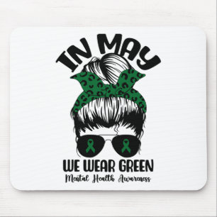 Alfombrilla De Ratón Bun En Mayo Usamos Conciencia Verde Sobre La Salud