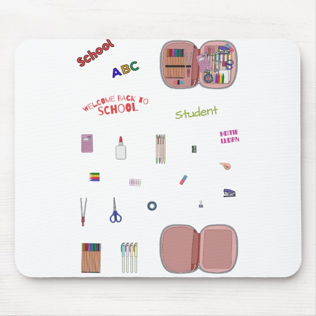 Alfombrilla De Ratón Bundle Set Pack Back to School (Frente)
