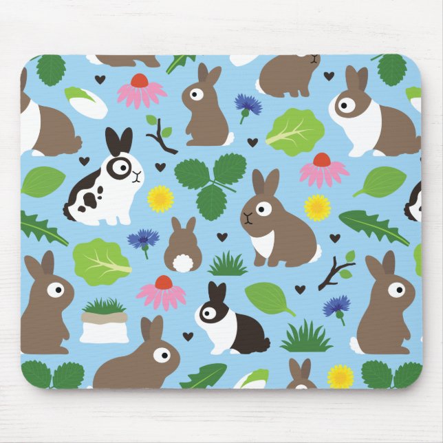 Alfombrilla De Ratón Bunnies Y Sus Tratamientos (Frente)