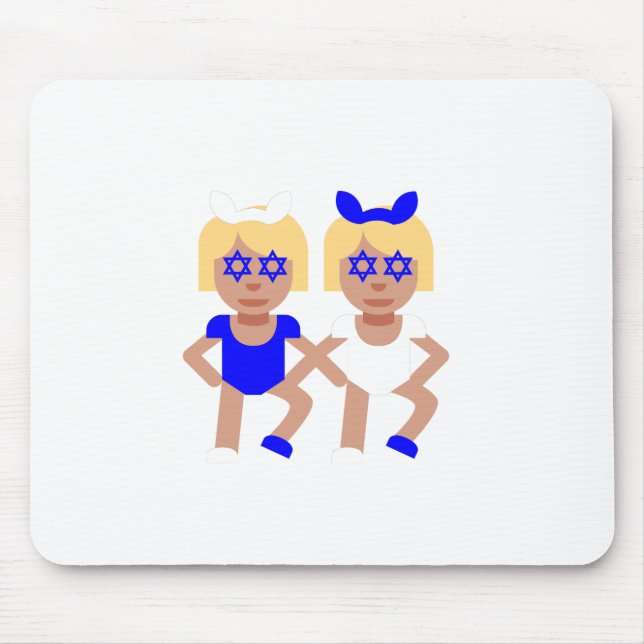 Alfombrilla De Ratón bunny ears hanukkah (Frente)