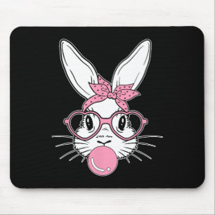 Alfombrilla De Ratón Bunny Face Easter Day Bubblegum Bandana Gles Chica