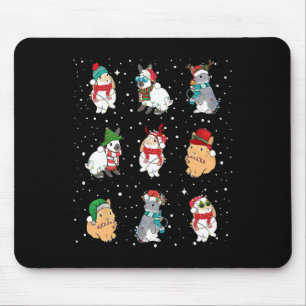 Alfombrilla De Ratón Bunny In Xmas Ilustra Funny Rabbit Lover Navidades
