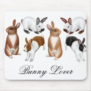 Alfombrilla De Ratón Bunny Lover Mousepad