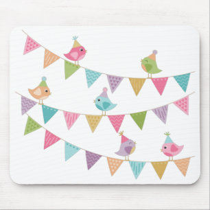 Alfombrilla De Ratón Bunting Cute Bird