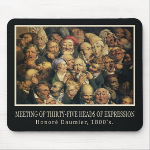 Alfombrilla De Ratón Bupad de expresiones de Daumier