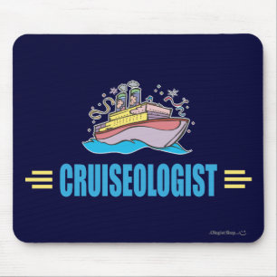 Alfombrilla De Ratón Buque de crucero divertido