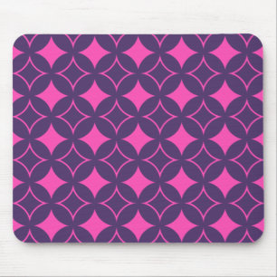 Alfombrilla De Ratón Buques rosa y morado