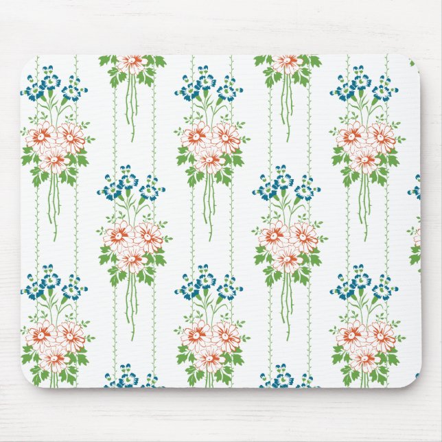 Alfombrilla De Ratón Buquet de flores de estilo barroco... (Frente)