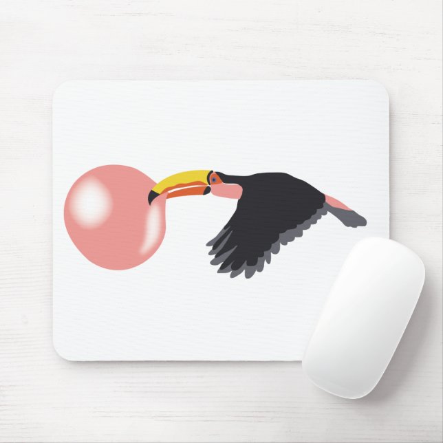 Alfombrilla De Ratón Burbuja Goma Toucan burbuja (Con ratón)