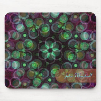 Alfombrilla De Ratón Burbujas geométricas Art Mousepad