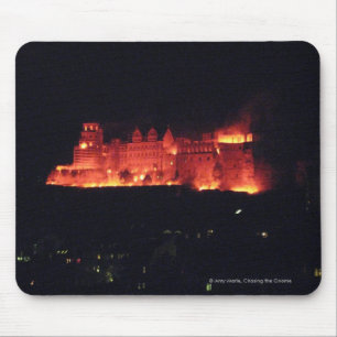 Alfombrilla De Ratón Burning del castillo de Heidelberg
