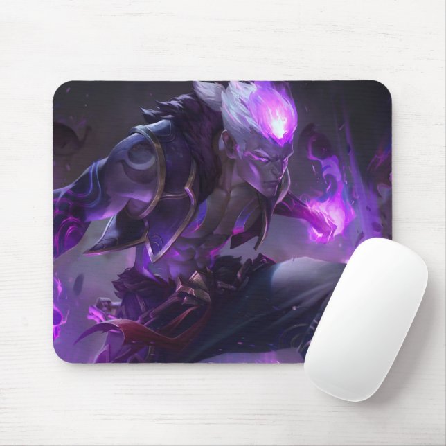 Alfombrilla De Ratón Burning Vengeance Gaming Mousepad | Tema llamativo (Con ratón)