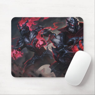 Alfombrilla De Ratón Burning Vengeance Gaming Mousepad   Tema llamativo