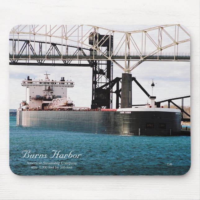 Alfombrilla De Ratón Burns Harbour mousepad (Frente)