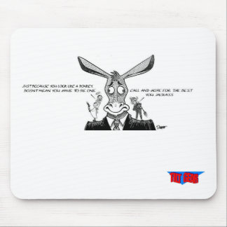 ALFOMBRILLA DE RATÓN BURRO CONTRA EL JACKASS, ENGRANAJE INCLINABLE