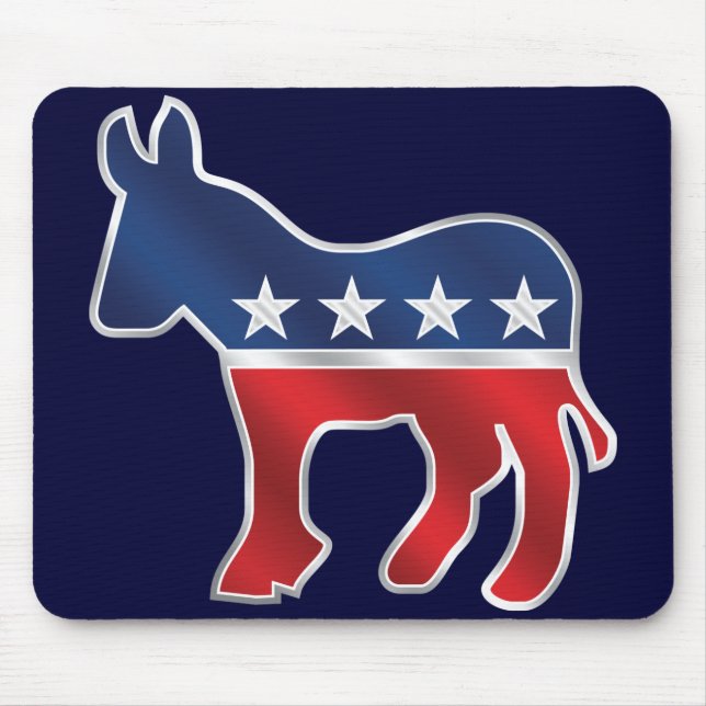 Alfombrilla De Ratón Burro Democratic Mousepad (Frente)