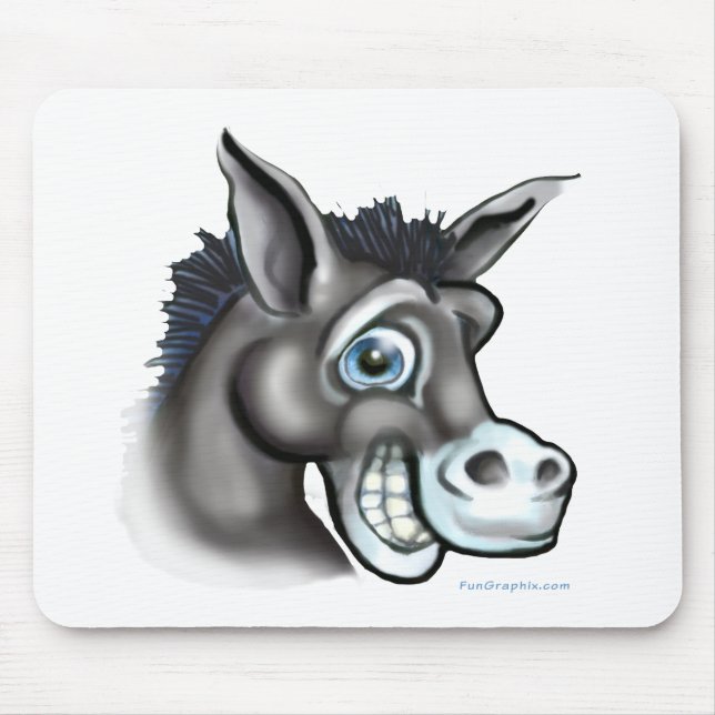 Alfombrilla De Ratón Burro Democrático (Frente)