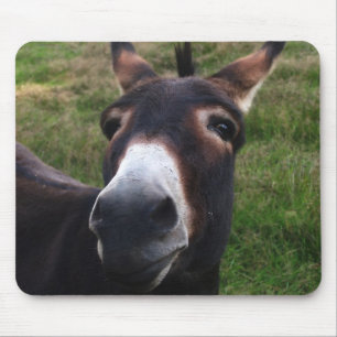 Alfombrilla De Ratón Burro sonriente Mousepad