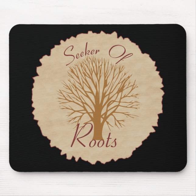 Alfombrilla De Ratón Buscador de las raíces Mousepad (Frente)