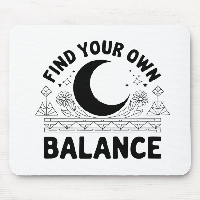 Alfombrilla De Ratón Buscar su propio saldo (Frente)