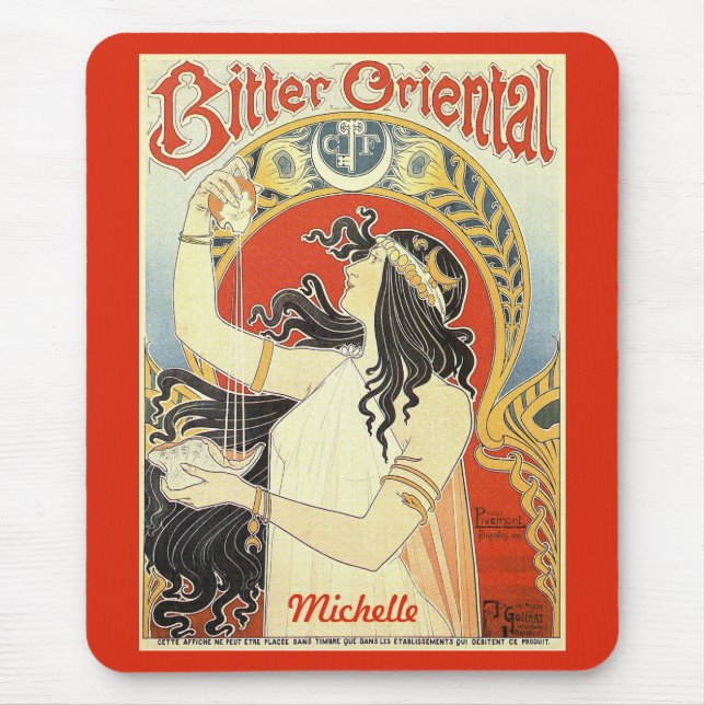 Alfombrilla De Ratón Busepad de nombres personalizados de anuncios "ama (Frente)