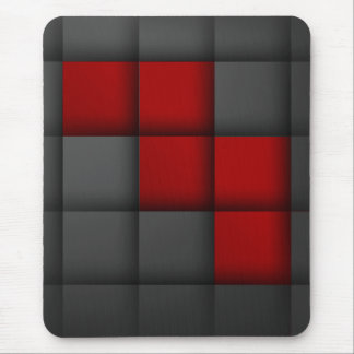 Alfombrilla De Ratón Busepad moderno, negro, rojo, abstracto, geométric