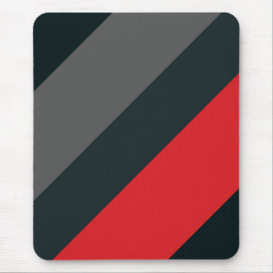 Alfombrilla De Ratón Busepad moderno, negro, rojo, gris, abstracto