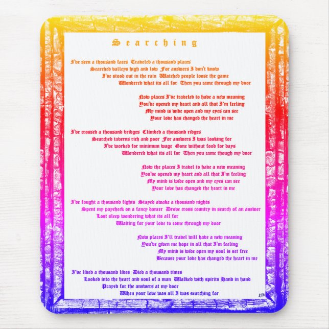 Alfombrilla De Ratón Búsqueda (Frente)